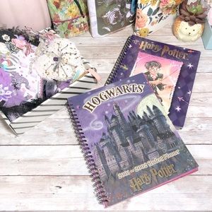 Vintage Harry Potter & Hogwarts Spiral Bound Student Planners 2000 2002 Journals
